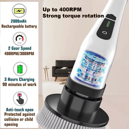 PowerSpin Cordless Scrubber